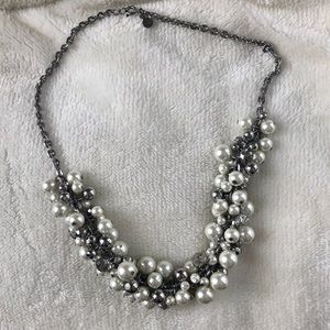 LOFT Pearl Statement Necklace